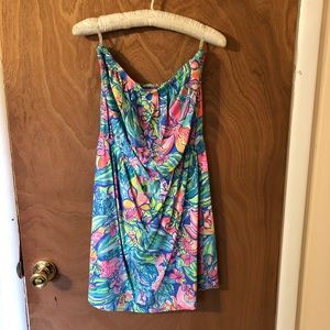 Lilly Pulitzer Windsor Strapless Dress M
